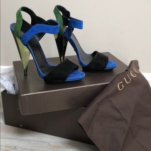 Gucci multi-colors heels-37.5